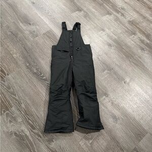 Black Snow Bib Overalls